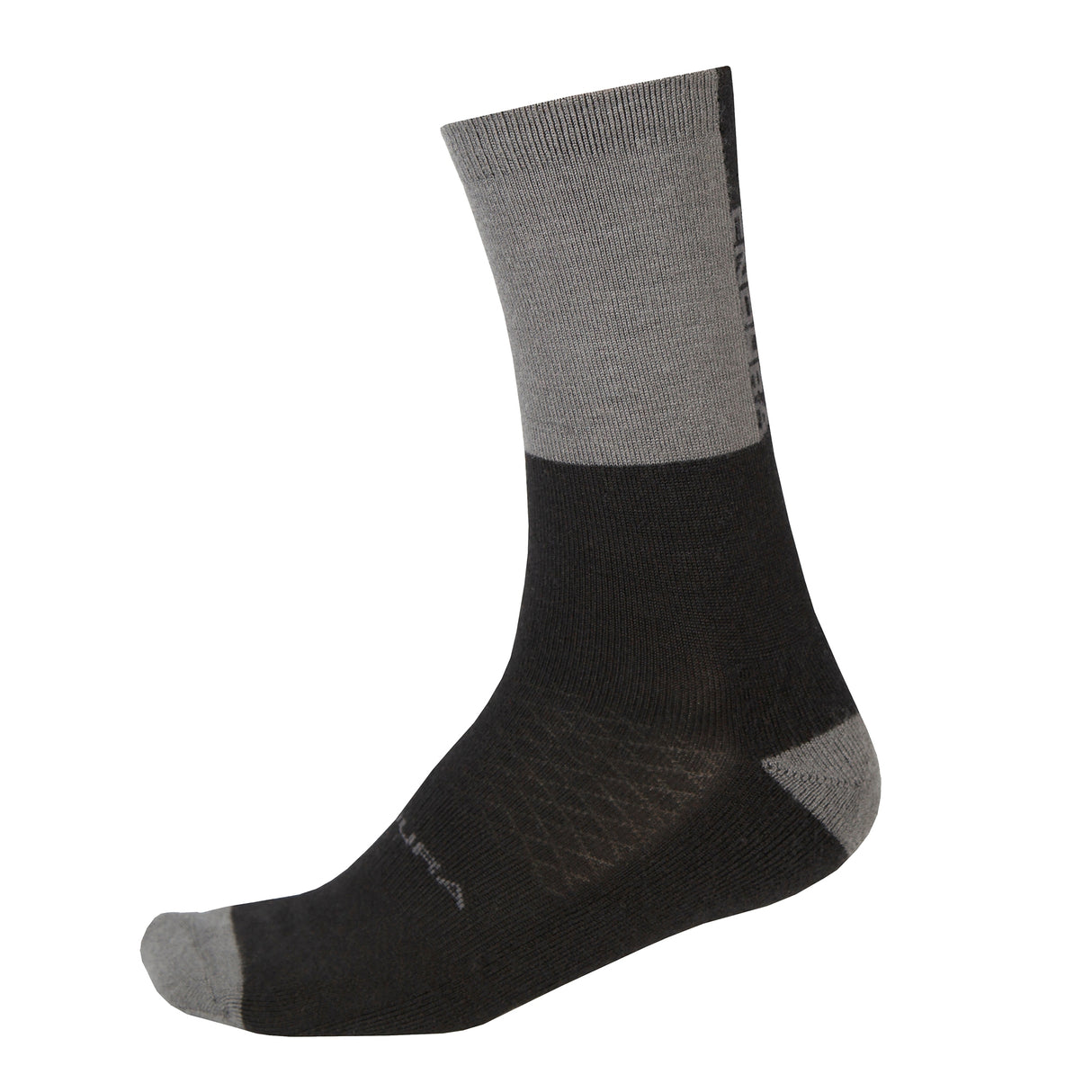 BaaBaa Merino Wintersocken - Schwarz/Grau