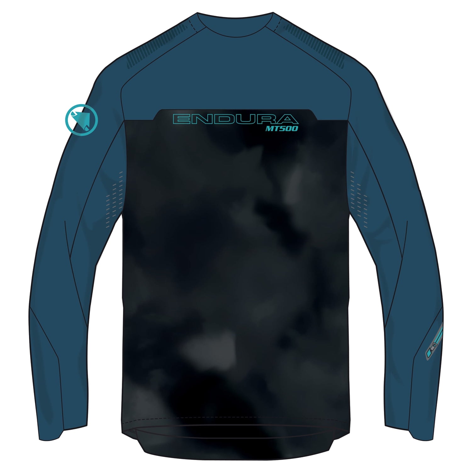 Maillot MT500 Burner (manga larga) - Barra Blue