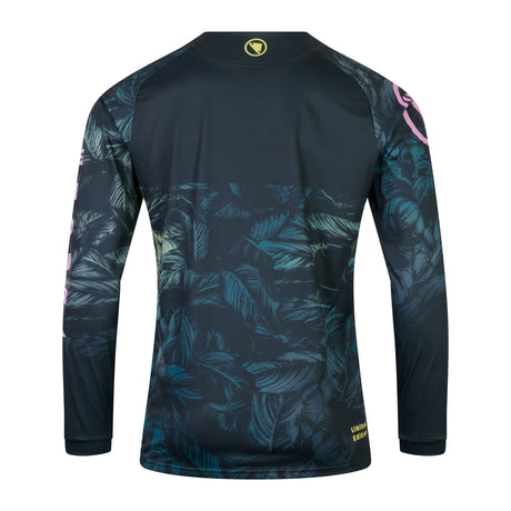 Tropical Print LTD (langarm) - Grau