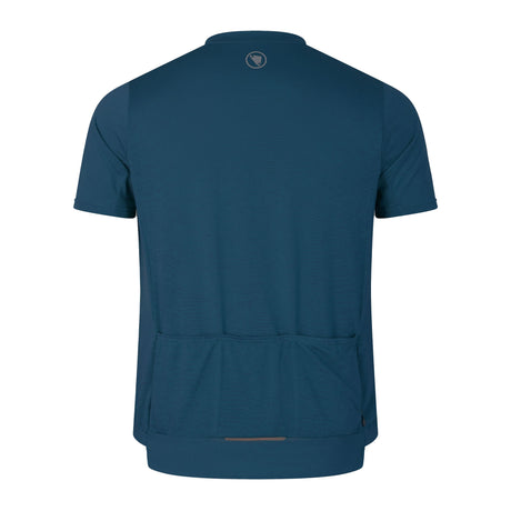 Loop Zipped Jersey - Barra Blue
