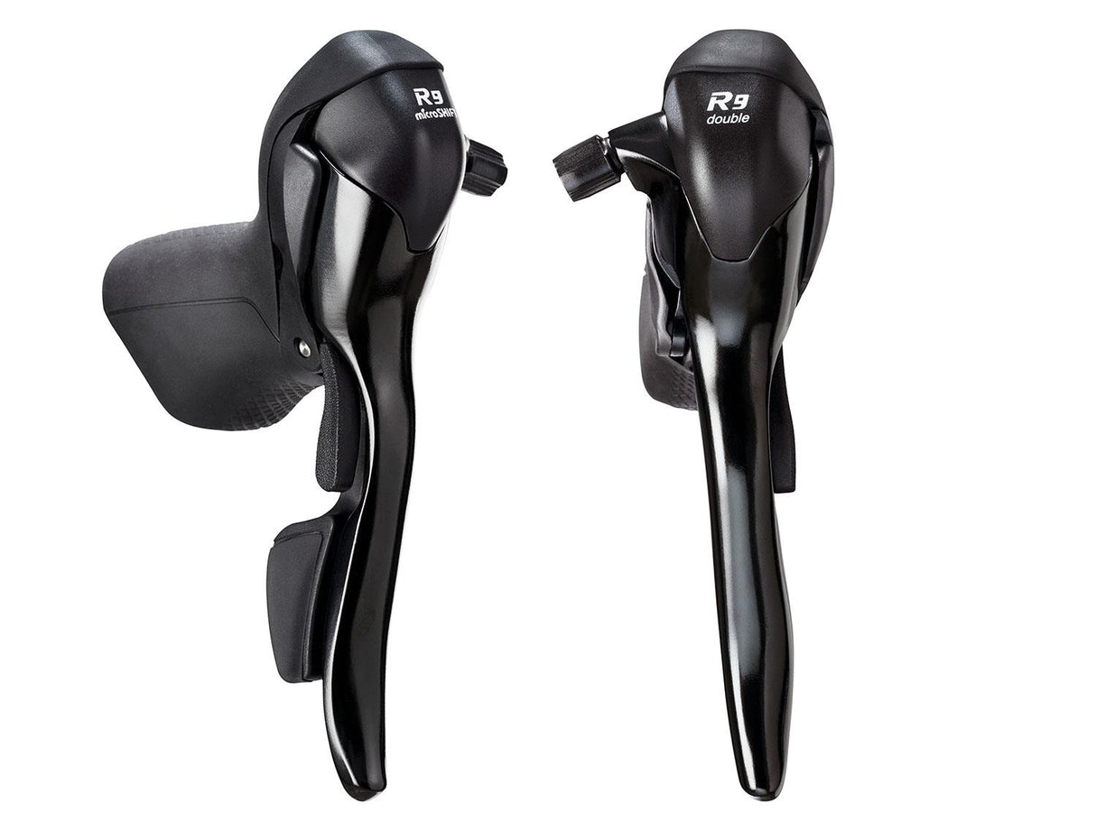 R9 Road Dual Control Levers 2x9 speed - black