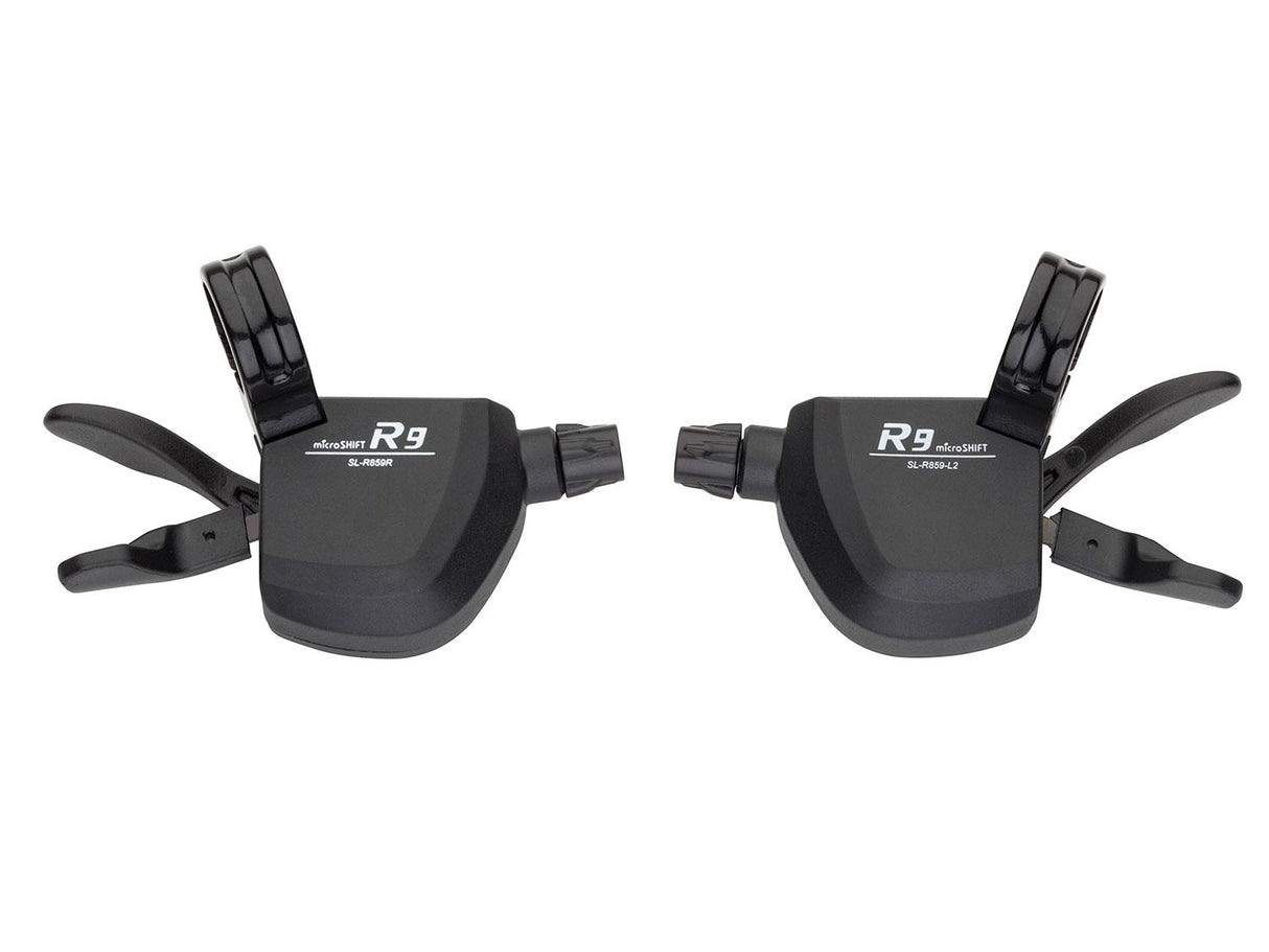 R9 Road Xpress Flat Bar Schalthebel 2x9 speed - black