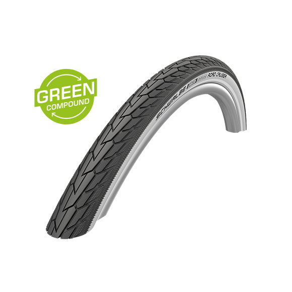 Road Cruiser Drahtreifen - 28x1.60 Zoll - K-Guard - GC - Reflexstreifen - whitewall