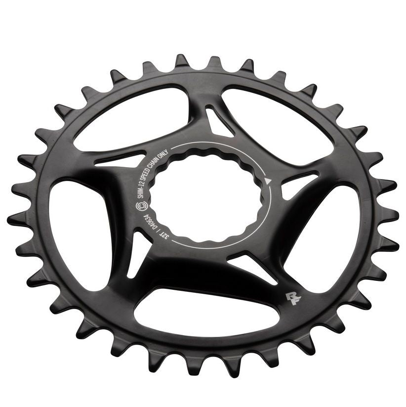 Kettenblatt DM Cinch Stahl 12-fach Shimano 32 Zähne - Schwarz