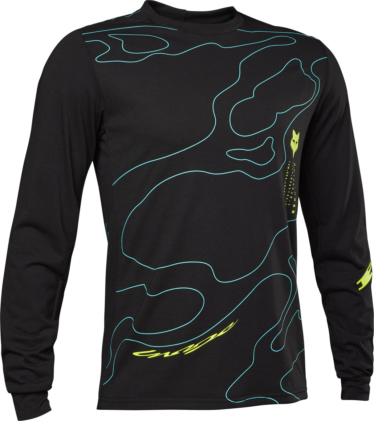 Ranger Dr Md Long Sleeve Jersey Lunar - black