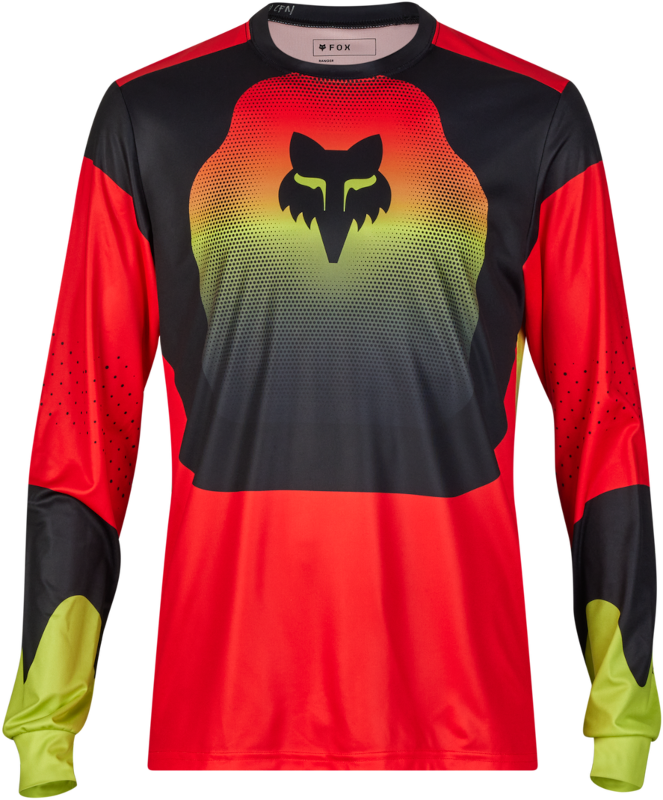 Ranger Long Sleeve Jersey Revise - Red/Yellow