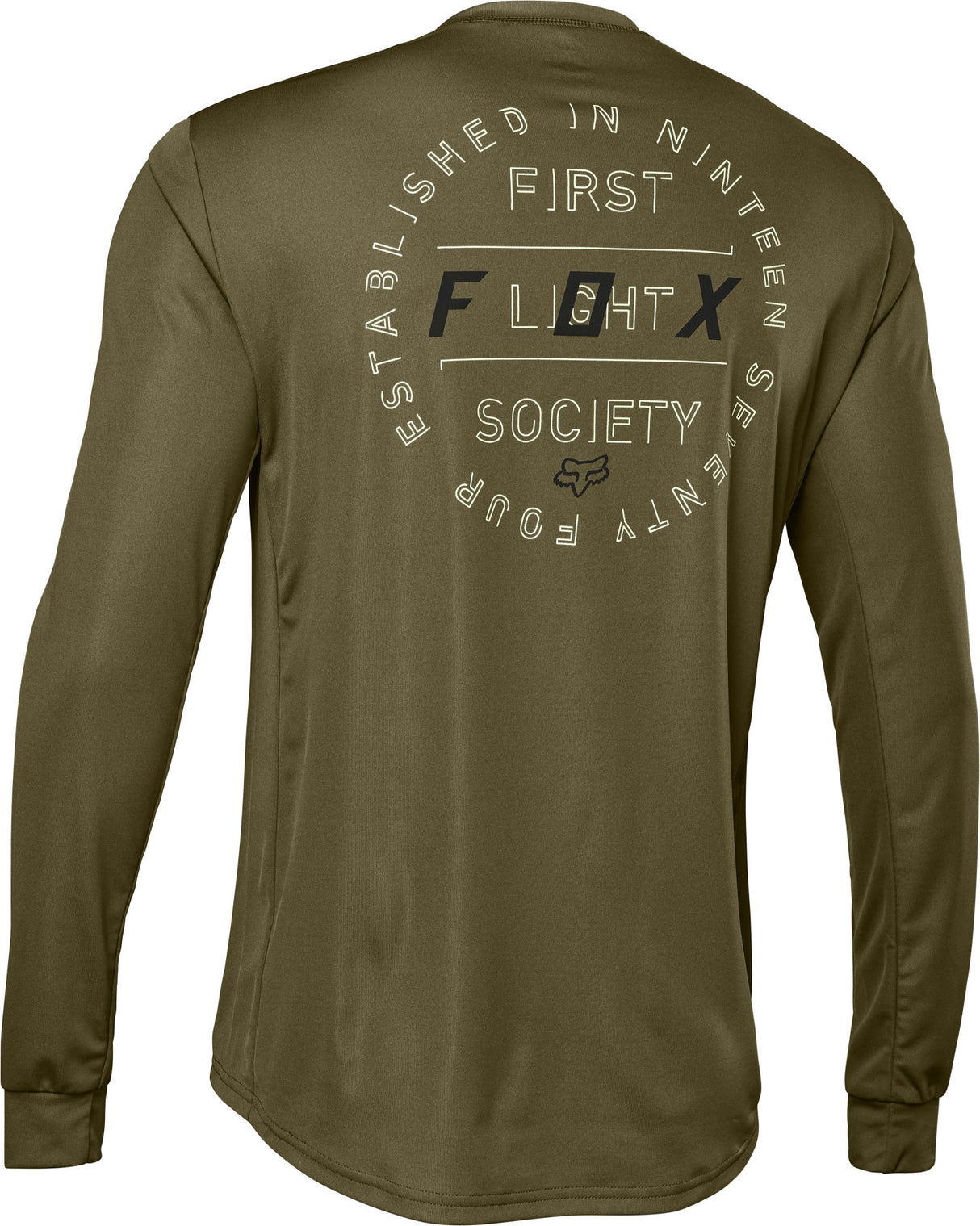 Ranger Long Sleeve Jersey Font - olive green