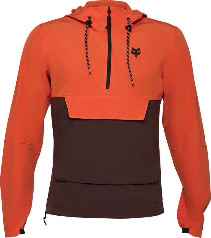 Ranger Wind Pullover - Atomic Orange