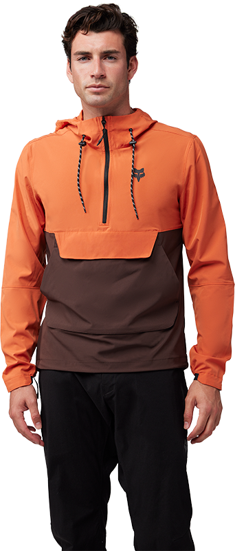 Ranger Wind Pullover - Atomic Orange