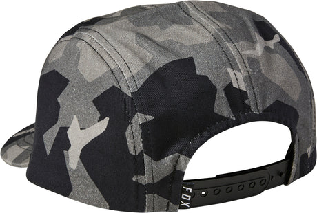 Regiment 5 Panel Hat Black Camo