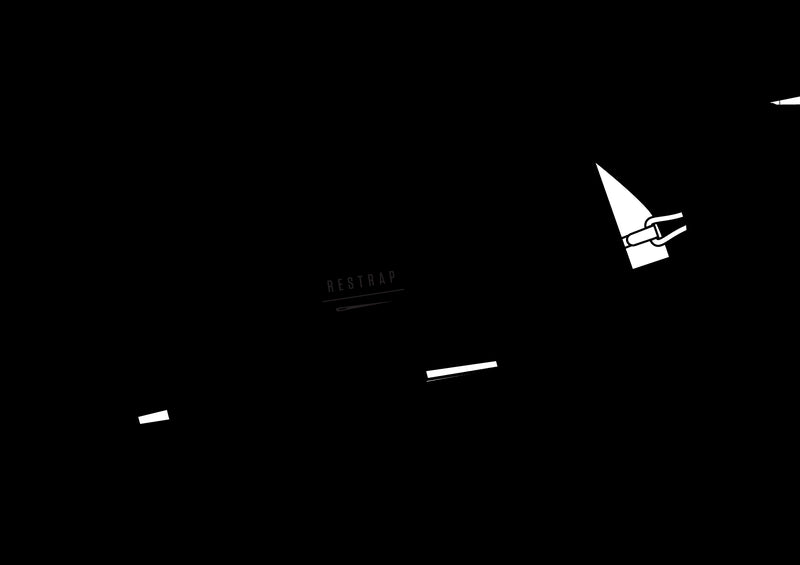 Adventure Race Oberrohrtasche - lang - schwarz