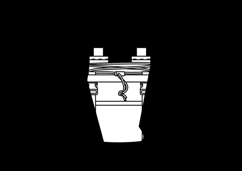 Bar Bag Gepäckrolle - 14 l - schwarz