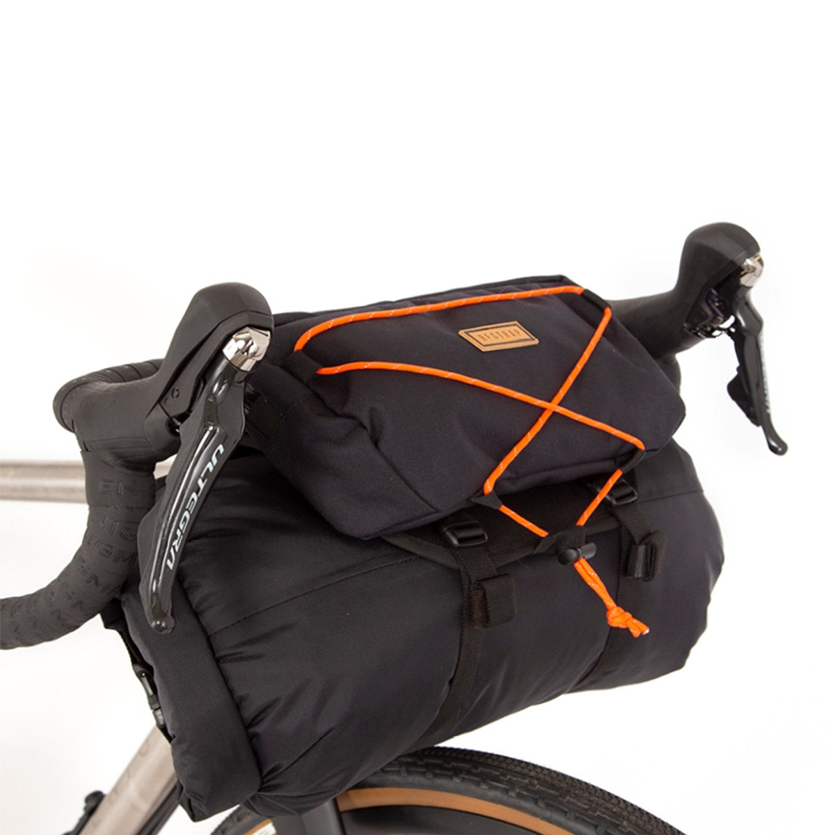 Lenkertaschen-Set mit Food Pouch Large - Orange