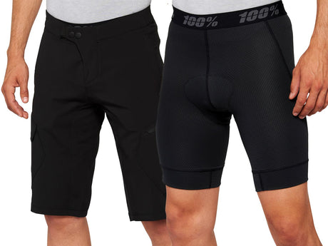 Ridecamp Shorts with Liner - black