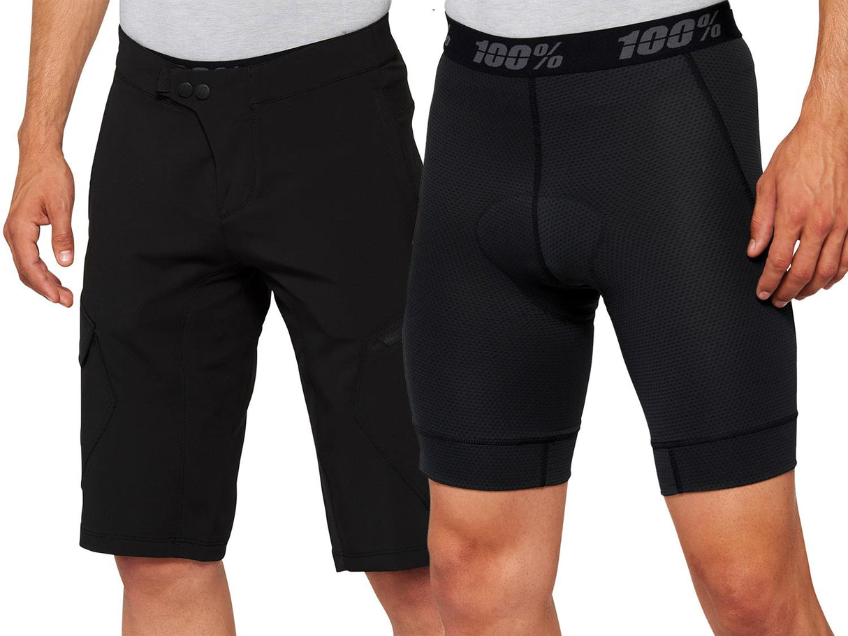 Ridecamp Shorts with Liner - black