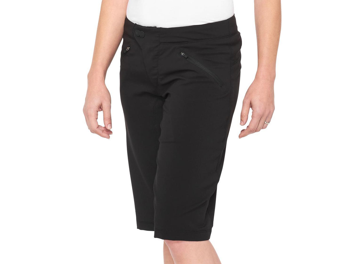 Ridecamp Women Shorts with Liner - black
