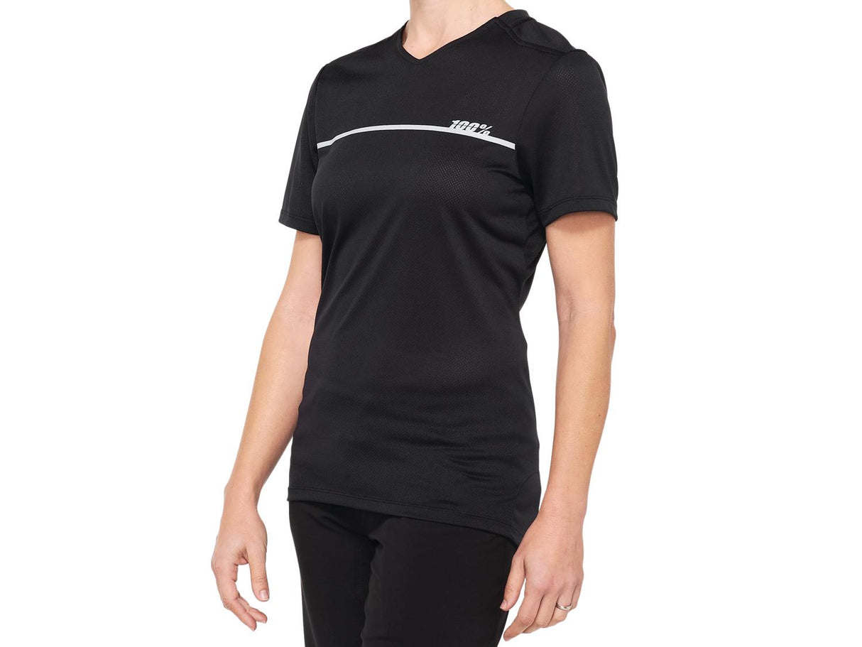 Ridecamp Womens Short Sleeve Jersey - black/grey
