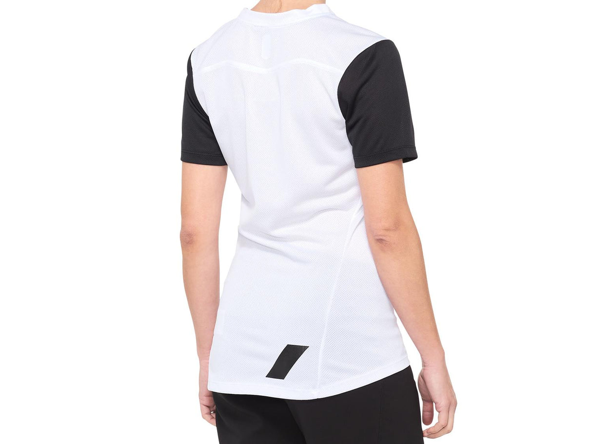 Ridecamp Womens Short Sleeve Jersey - white/black