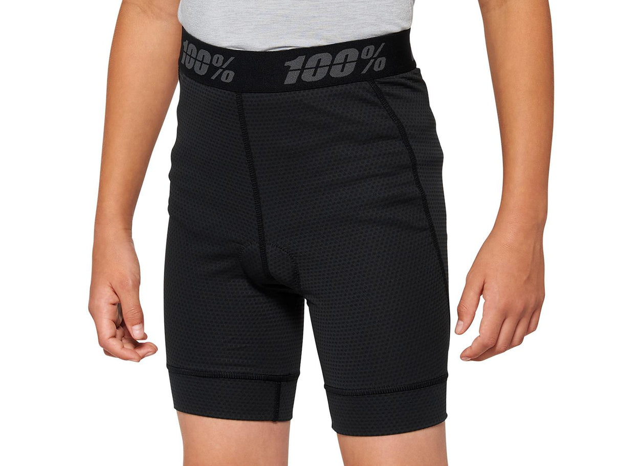 Ridecamp Youth Shorts with Liner - black