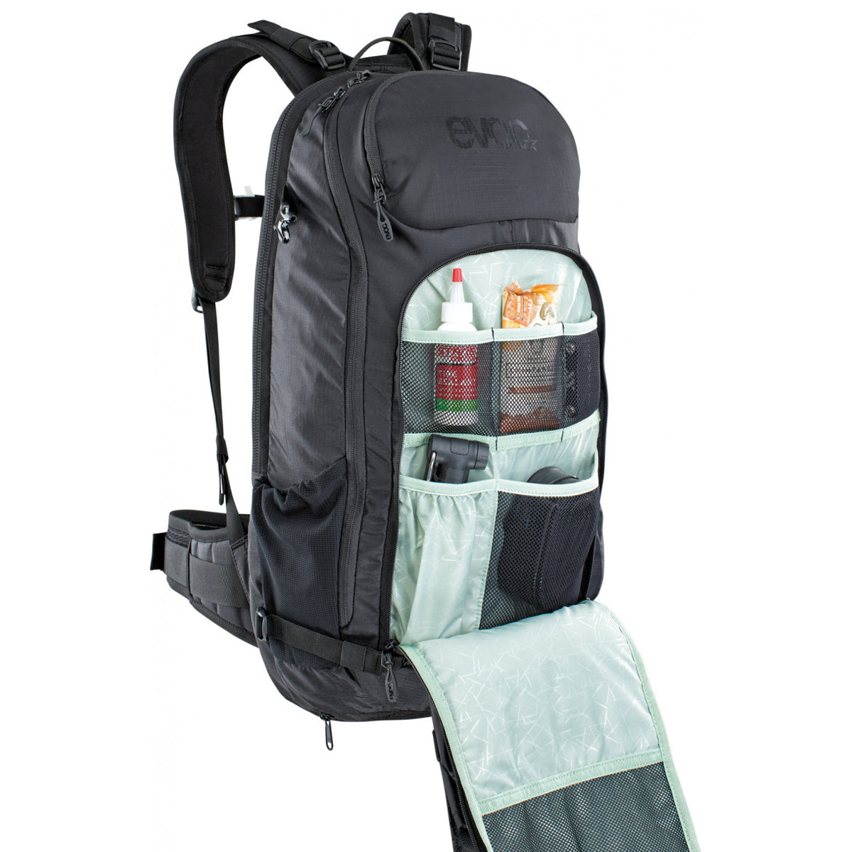 FR Trail E-Ride Protektoren-Rucksack - Schwarz