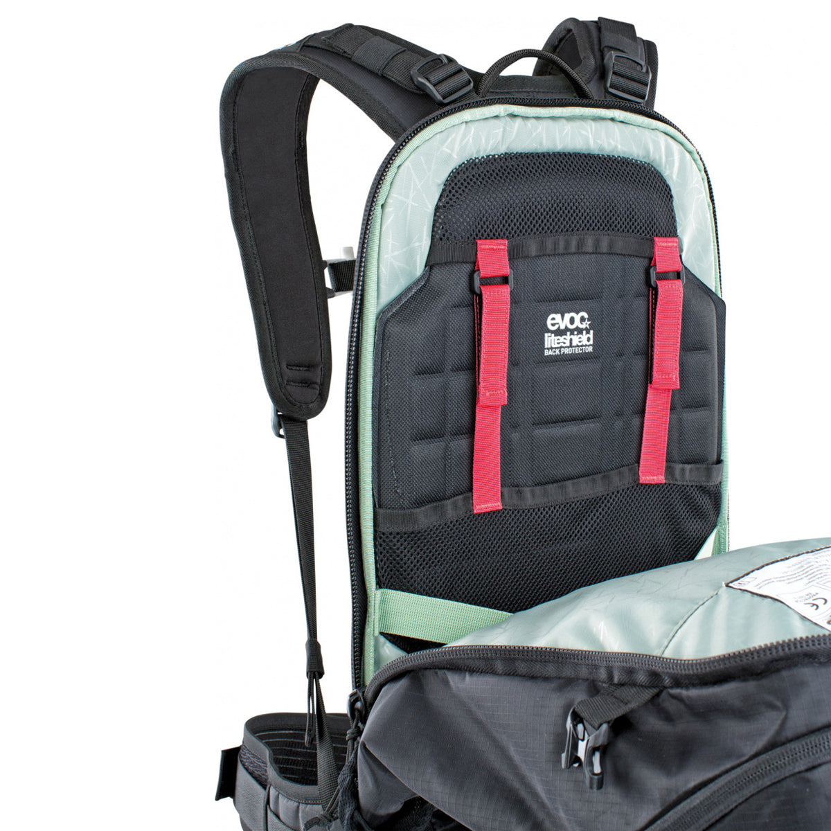 FR Trail E-Ride Protektoren-Rucksack - Schwarz