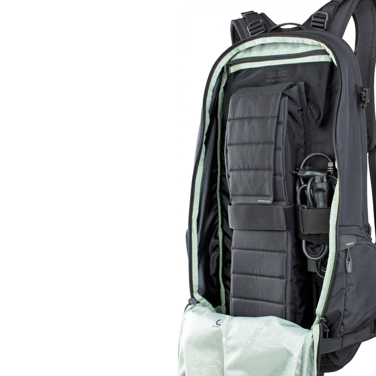 FR Trail E-Ride Protektoren-Rucksack - Schwarz