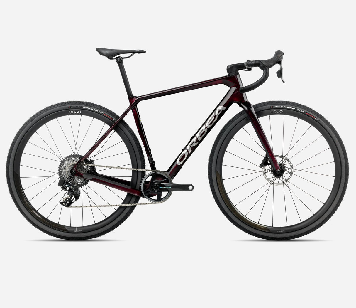 TERRA M21eTEAM 1X - Wine Red Carbon View
