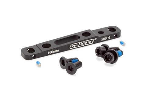 Bremssatteladapter Flat Mount - schwarz Galfer