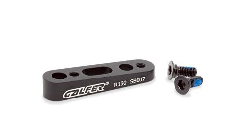Bremssatteladapter Flat Mount - schwarz Galfer