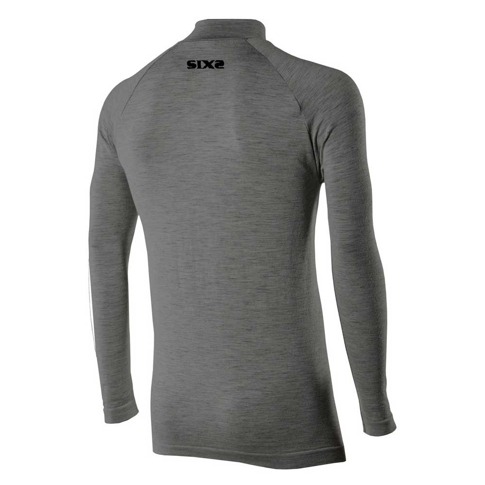 Langarm Funktions T-Shirt TS13 Merino - grau v2