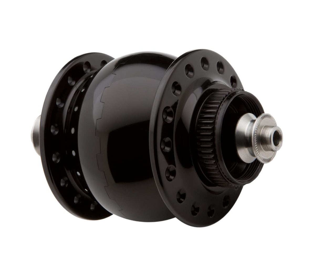 Nabendynamo SON 28 Disc Center Lock - Schwarz eloxiert