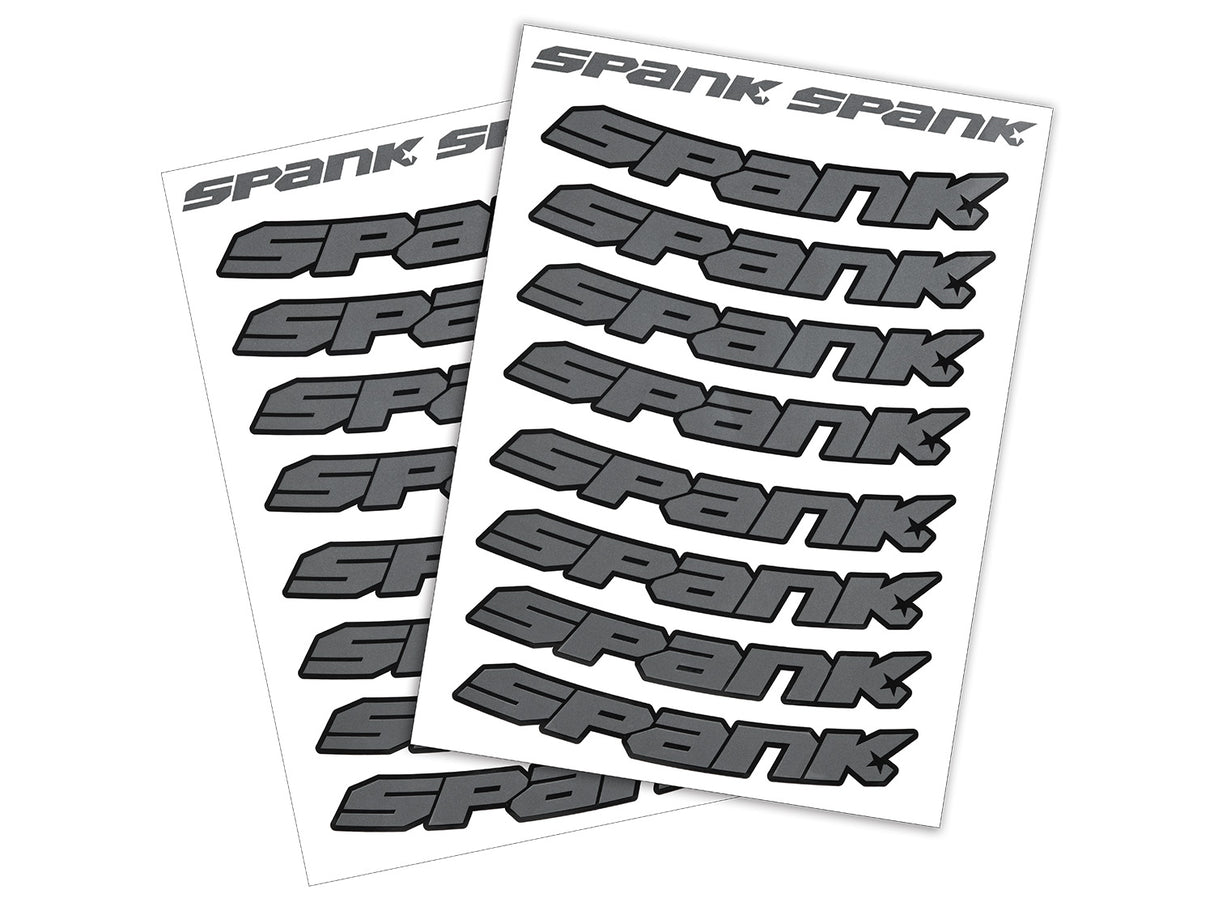 Spank Rim Stickies, Rim Decal Kits - grey