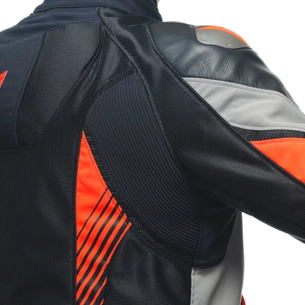 SUPER RIDER 2 Absoluteshell™ Jacke - Black/Dark-Gull-Gray/Fluo-Red