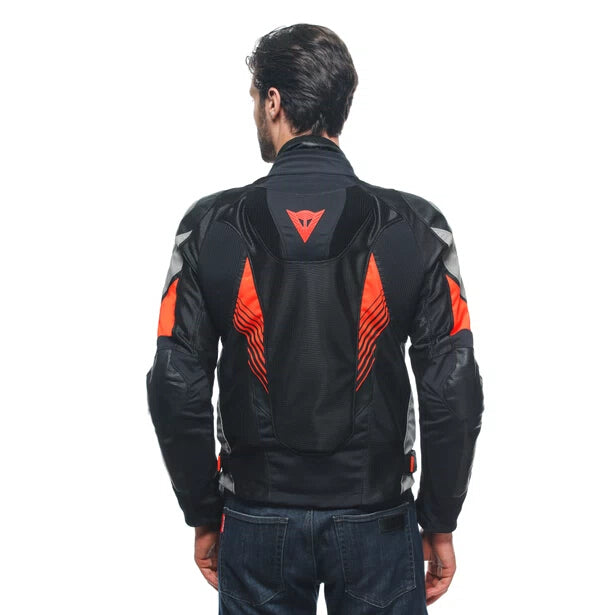 SUPER RIDER 2 Absoluteshell™ Jacke - Black/Dark-Gull-Gray/Fluo-Red