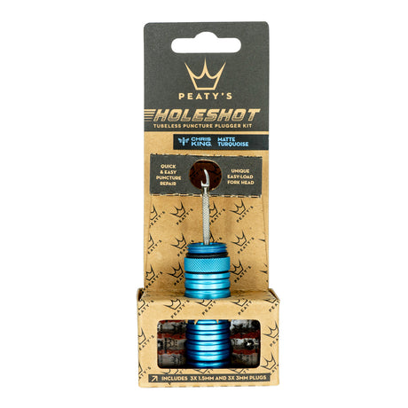 Holeshot Tubeless Puncture Plugger Kit -  Turquoise