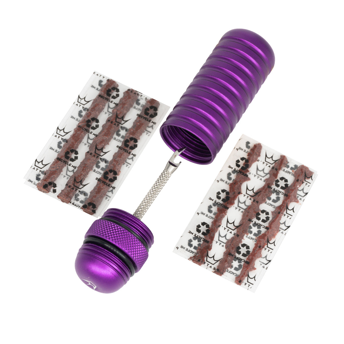 Holeshot Tubeless Puncture Plugger Kit - Violet
