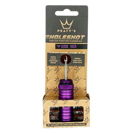Holeshot Tubeless Puncture Plugger Kit -  Violet