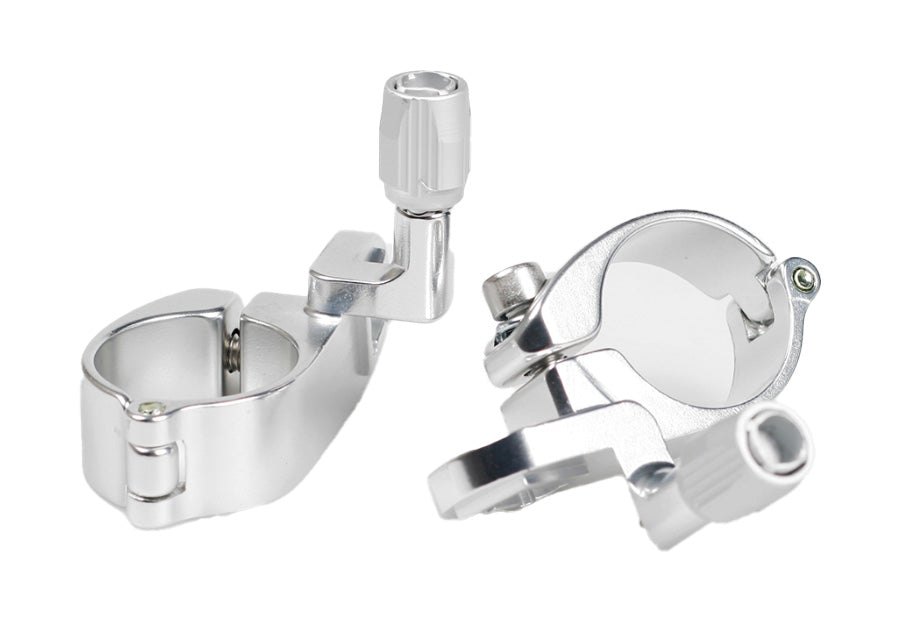 Downtube Shifter Handlebar Mount - Silver