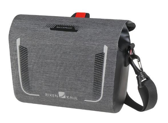 KLICKfix Lenkertasche Baggy Mini Waterproof 2L - grau