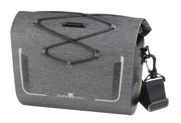 KLICKfix Lenkertasche Baggy Waterproof 4,5L - grau