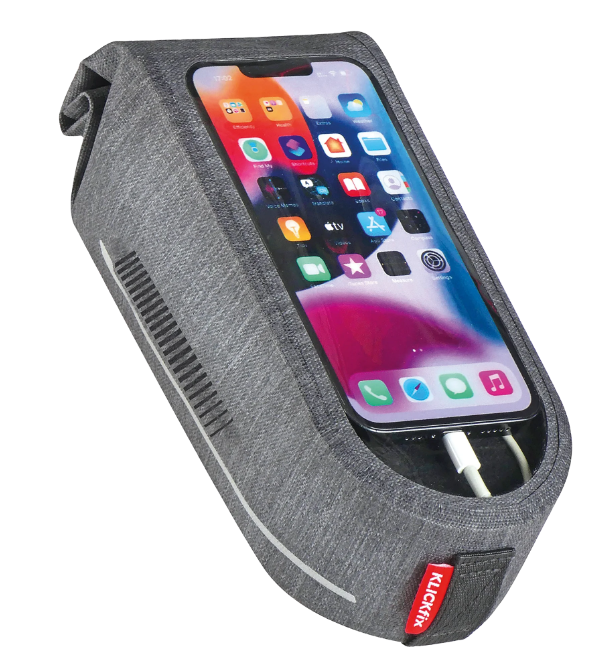 KLICKfix Rahmentasche Framebag Phone Waterproof 1L - grau