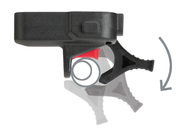 KLICKfix Riegel Oversize - schwarz