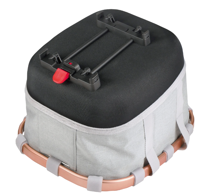 KLICKfix Reisenthel City-Tasche Carrybag GT 24L, Racktime - twist sky rose