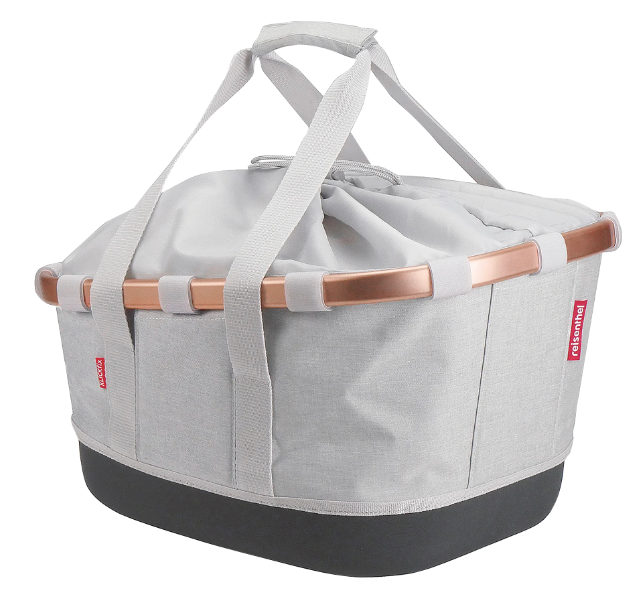 KLICKfix Reisenthel City-Tasche Bikebasket GT 21L, Racktime - twist sky rose