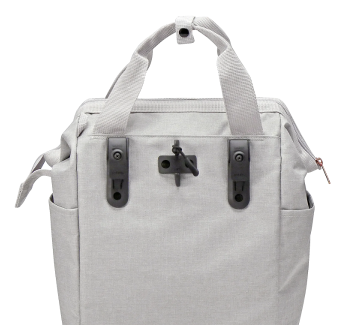 KLICKfix Gepäckträgertasche Roomy GT 12L - twist sky rose