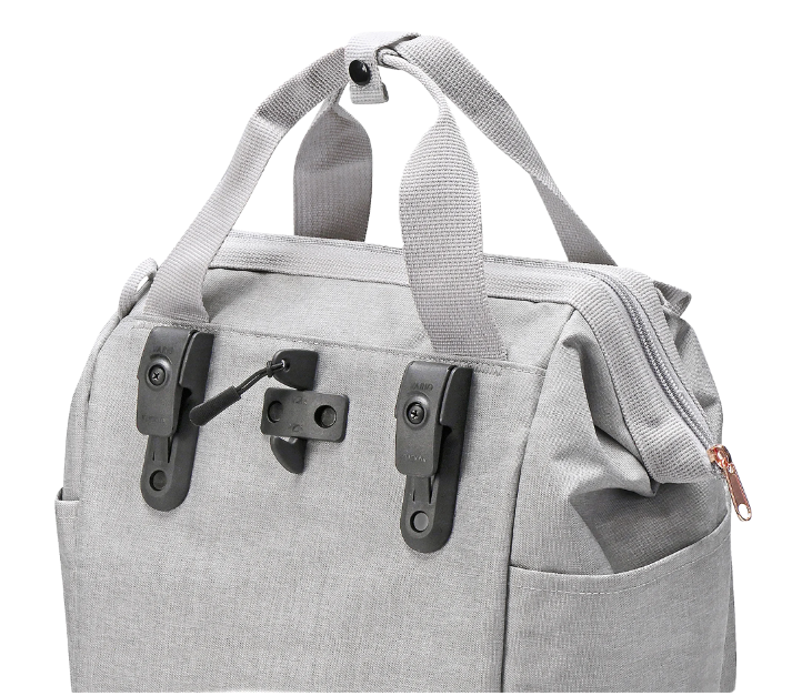 KLICKfix Gepäckträgertasche Roomy GT 12L - twist sky rose