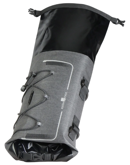 KLICKfix Lenkertasche Bikepack Waterproof 6-12L - grau