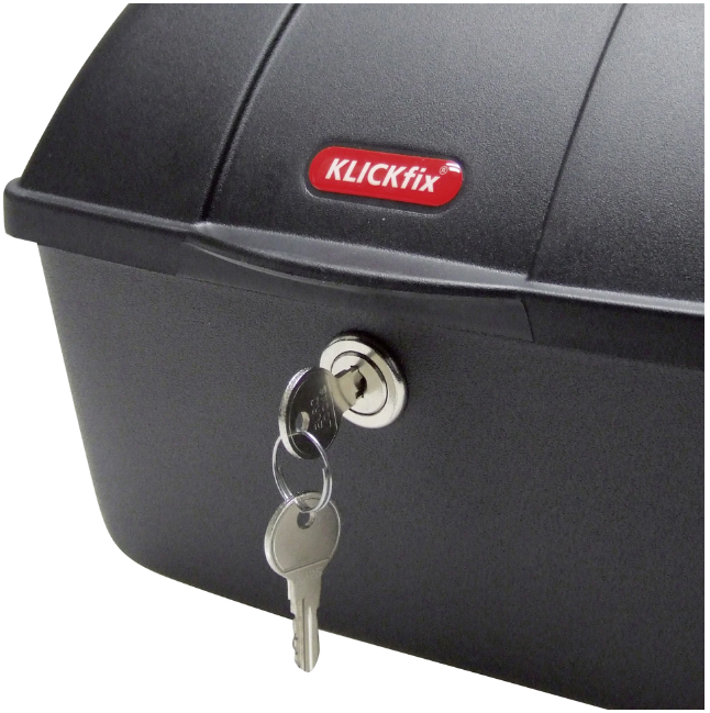 KLICKfix Fahrradbox für Uniklip 2, 12L - schwarz