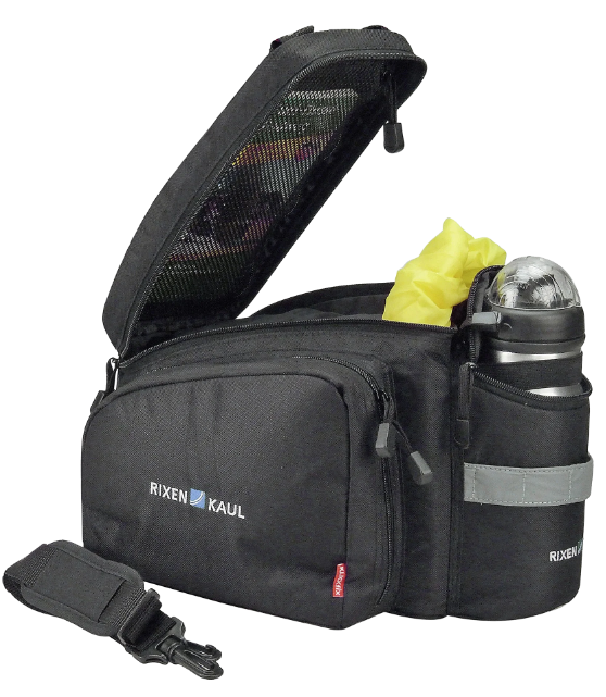 KLICKfix Gepäckträgertasche Rackpack 2+, 12-16L, UniKlip 2 - schwarz
