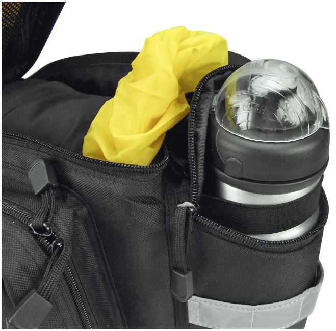 KLICKfix Gepäckträgertasche Rackpack 2+, 12-16L, UniKlip 2 - schwarz